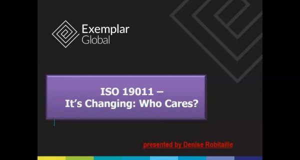 ISO 19011—It’s Changing: Who Cares?