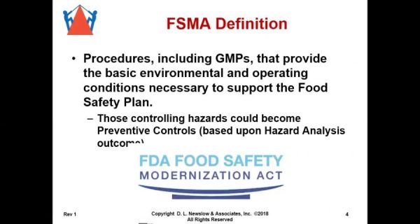 Food Safety HACCP Prerequisite Programs