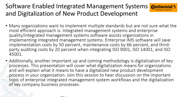Software Enabled Integrated Management Systems and Digitalization of New Product Development